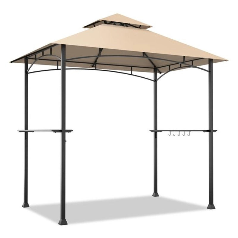 8 X 5 Feet Outdoor Double-Tiered Barbecue Grill Gazebo Canopy Tent BBQ